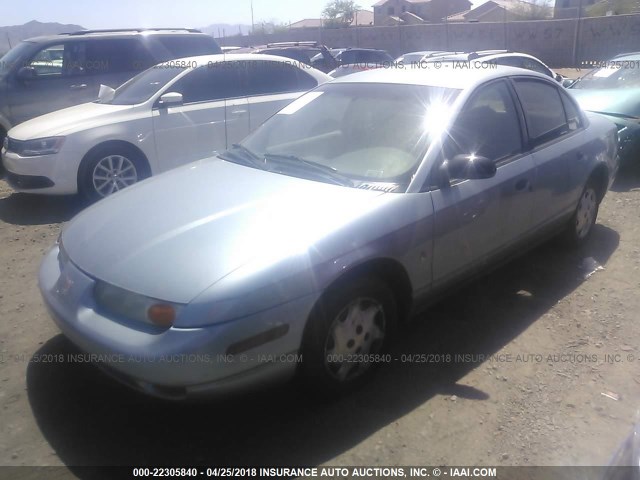 1G8ZH54852Z307086 - 2002 SATURN SL1 SILVER photo 2