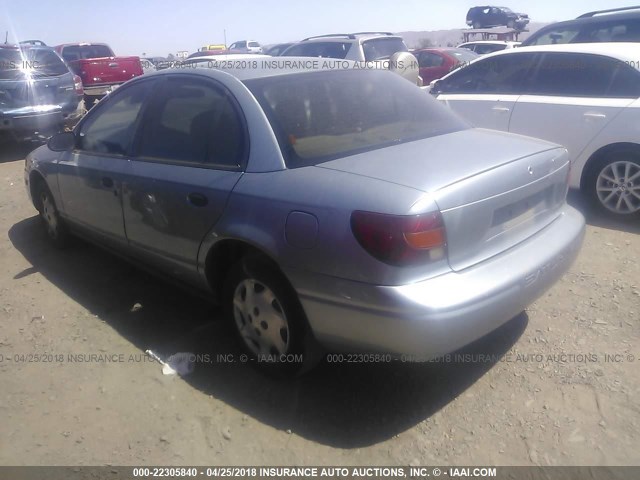 1G8ZH54852Z307086 - 2002 SATURN SL1 SILVER photo 3