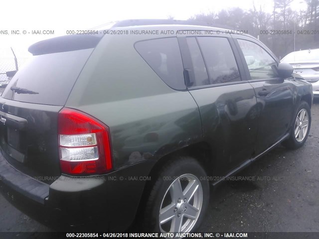 1J8FF47W27D122557 - 2007 JEEP COMPASS GREEN photo 6