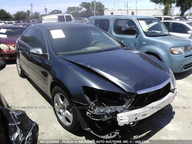 JH4KB16545C020705 - 2005 ACURA RL ნაცრისფერი ფოტო 1