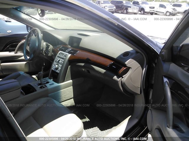 JH4KB16545C020705 - 2005 ACURA RL GRAY photo 5