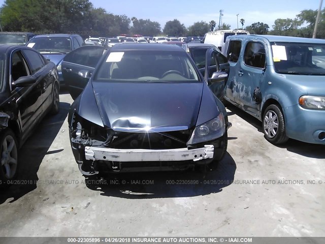 JH4KB16545C020705 - 2005 ACURA RL GRAY photo 6