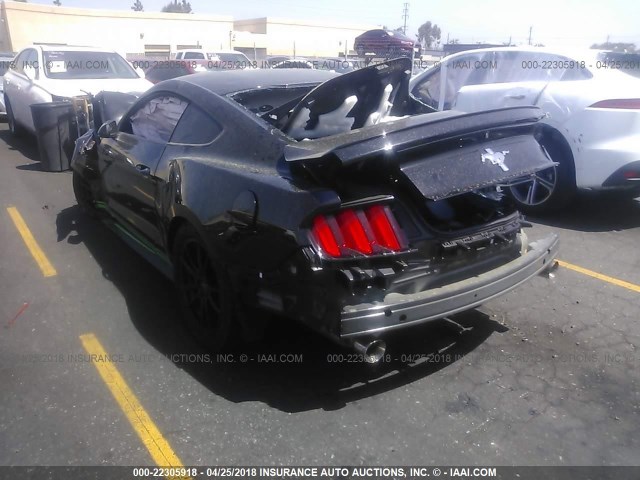 1FA6P8AM8F5431337 - 2015 FORD MUSTANG BLACK photo 3