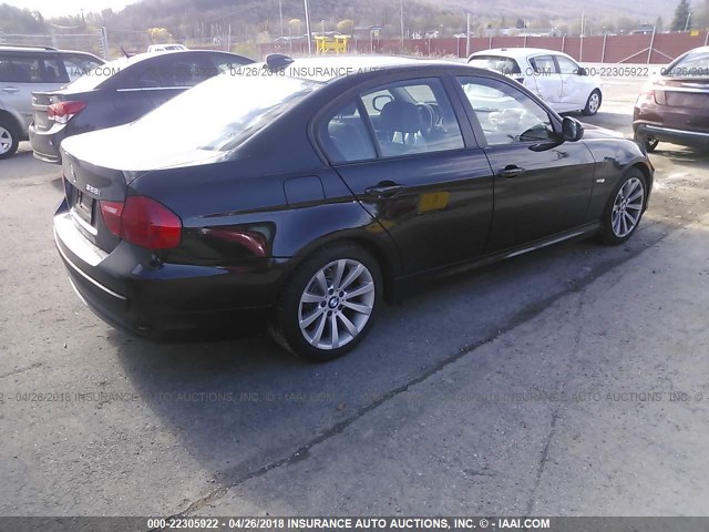 WBAPH7G57BNM58560 - 2011 BMW 328 I BLACK photo 4