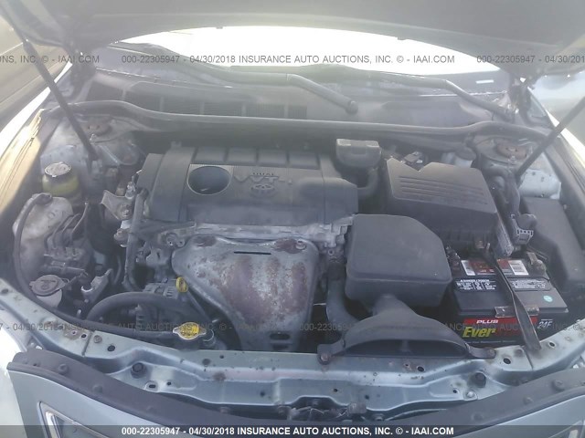 4T1BF3EK2BU625185 - 2011 TOYOTA CAMRY SE/LE/XLE GREEN photo 10