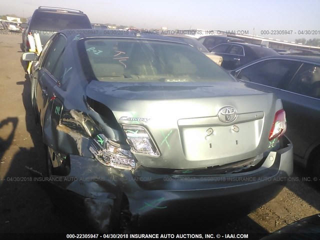4T1BF3EK2BU625185 - 2011 TOYOTA CAMRY SE/LE/XLE GREEN photo 6