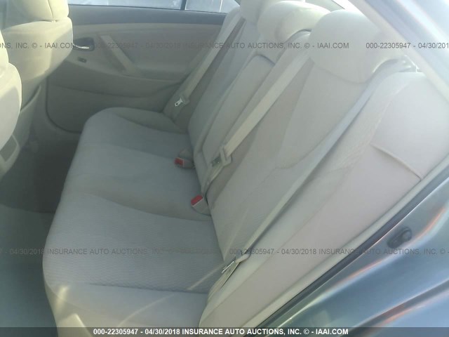 4T1BF3EK2BU625185 - 2011 TOYOTA CAMRY SE/LE/XLE GREEN photo 8