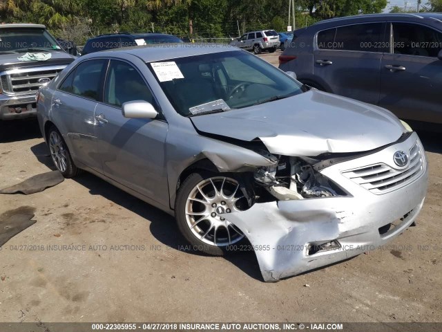 4T1BE46K57U515925 - 2007 TOYOTA CAMRY NEW GENERAT CE/LE/XLE/SE SILVER photo 1