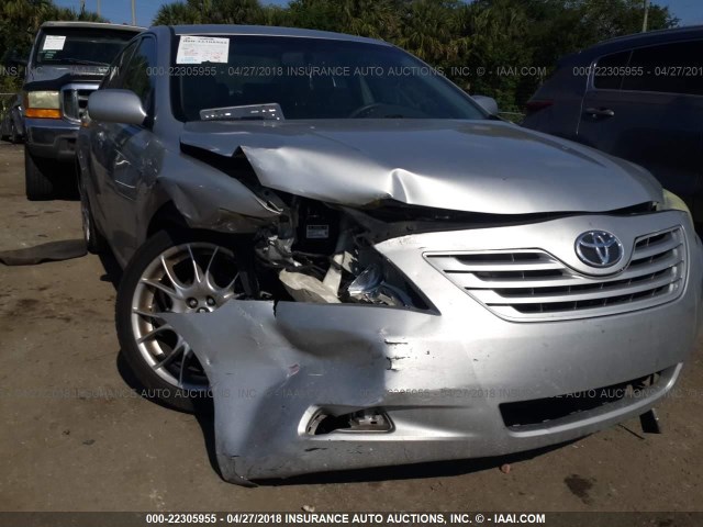 4T1BE46K57U515925 - 2007 TOYOTA CAMRY NEW GENERAT CE/LE/XLE/SE SILVER photo 6