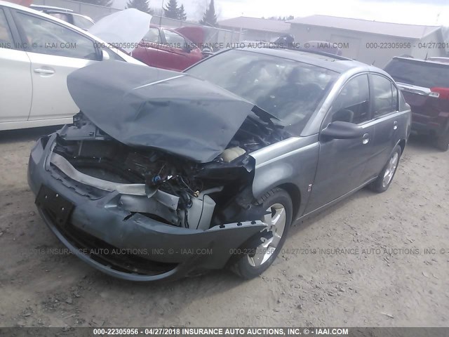 1G8AZ55F26Z115170 - 2006 SATURN ION LEVEL 2 GRAY photo 2