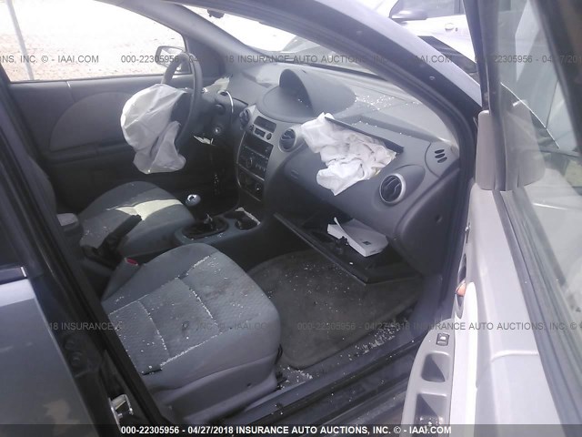 1G8AZ55F26Z115170 - 2006 SATURN ION LEVEL 2 GRAY photo 5