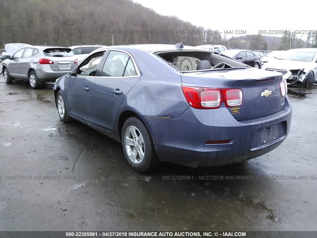 1G11B5SA3DF355788 - 2013 CHEVROLET MALIBU LS 蓝色 照片 3