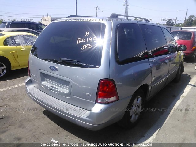 2FMZA51667BA10959 - 2007 FORD FREESTAR SE SILVER photo 4