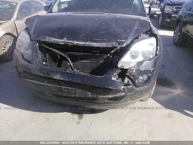 1GKLVMED0AJ186799 - 2010 GMC ACADIA SLT-1 Czarny zdjęcie 6