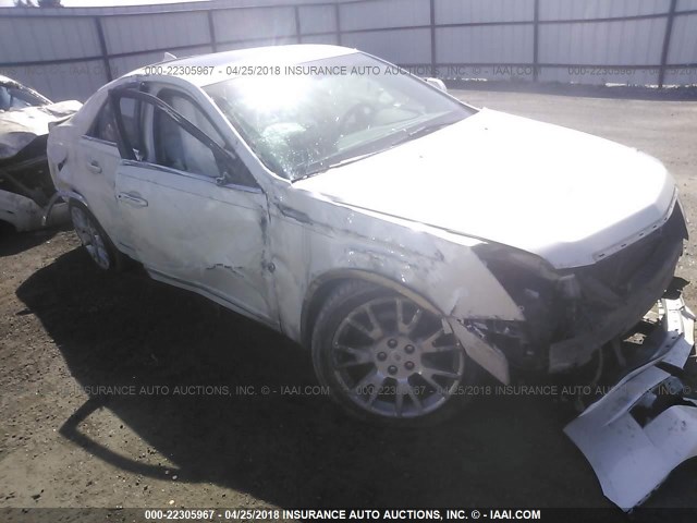 1G6DS5ED6B0153105 - 2011 CADILLAC CTS PREMIUM COLLECTION WHITE photo 1