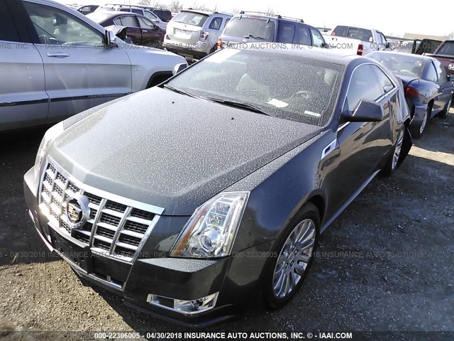 1G6DH1E32E0165271 - 2014 CADILLAC CTS PREMIUM COLLECTION BLACK photo 2