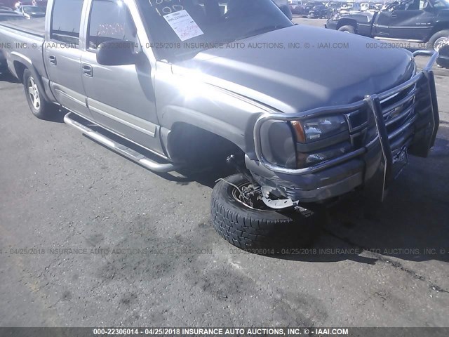 2GCEK13Z361265816 - 2006 CHEVROLET SILVERADO K1500 SILVER photo 6