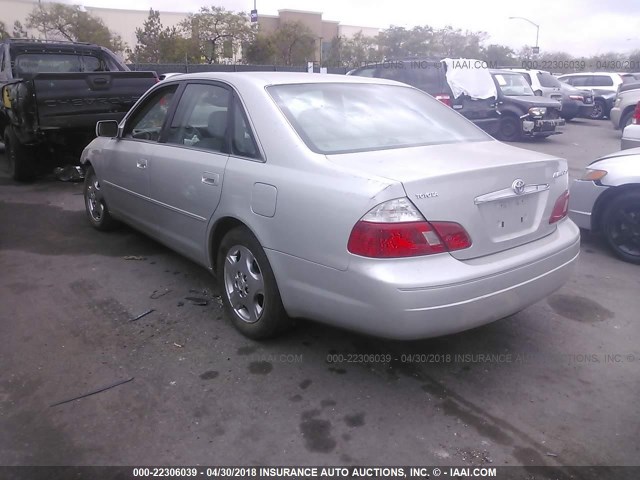 4T1BF28BX4U348598 - 2004 TOYOTA AVALON XL/XLS SILVER photo 3