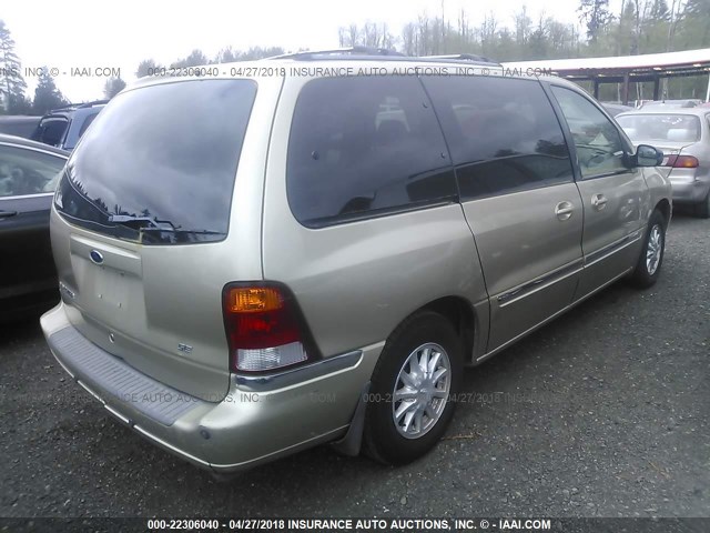 2FMZA5246XBC30521 - 1999 FORD WINDSTAR SE GOLD photo 4