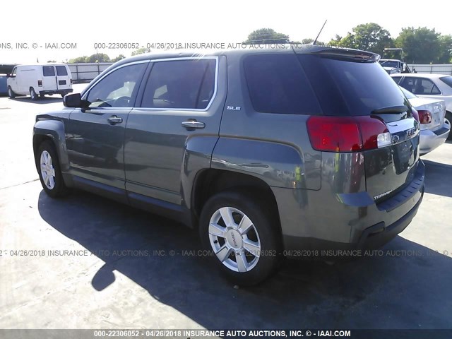 2GKALMEK3D6269110 - 2013 GMC TERRAIN SLE GRAY photo 3