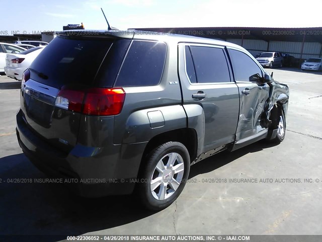 2GKALMEK3D6269110 - 2013 GMC TERRAIN SLE GRAY photo 4