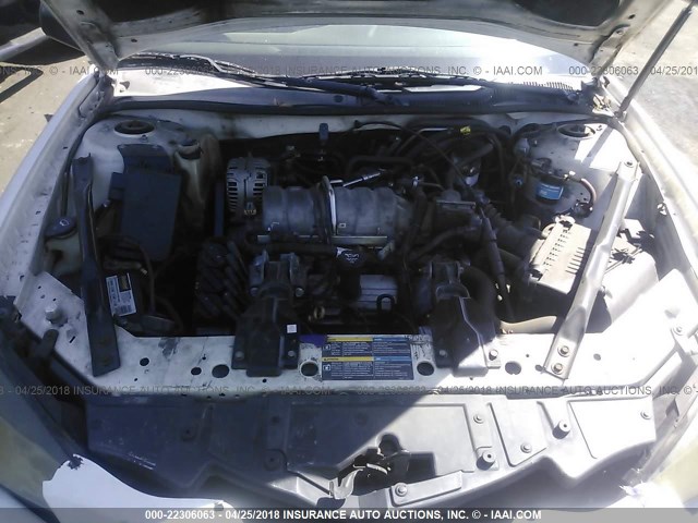 2G2WP522151323037 - 2005 PONTIAC GRAND PRIX WHITE photo 10