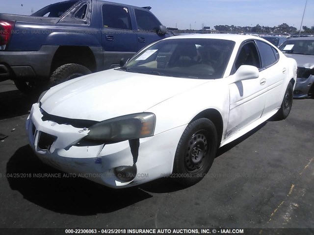 2G2WP522151323037 - 2005 PONTIAC GRAND PRIX WHITE photo 2