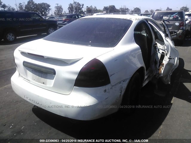 2G2WP522151323037 - 2005 PONTIAC GRAND PRIX WHITE photo 4