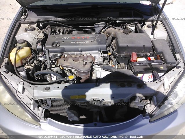 JTDBE32K063049541 - 2006 TOYOTA CAMRY LE/XLE SILVER photo 10