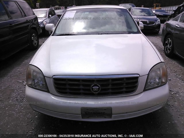 1G6KE57Y8YU274167 - 2000 CADILLAC DEVILLE DHS WHITE photo 6