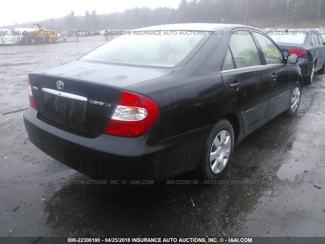 4T1BE32K23U190600 - 2003 TOYOTA CAMRY LE/XLE/SE Qara foto 4