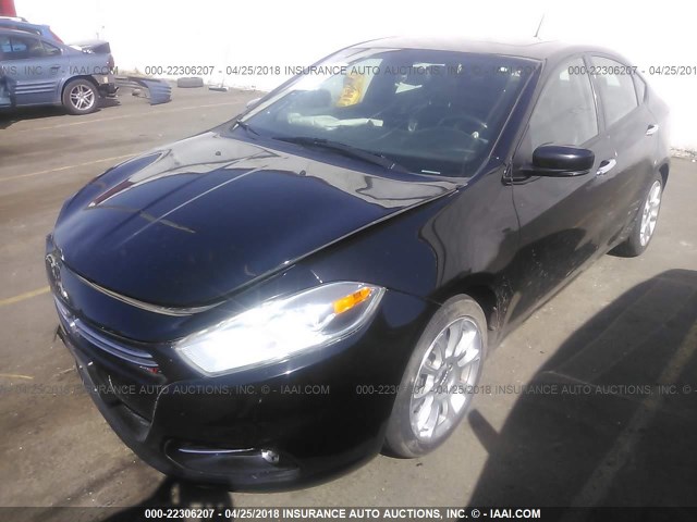 1C3CDFCH9DD309989 - 2013 DODGE DART LIMITED/R/T BLUE photo 2