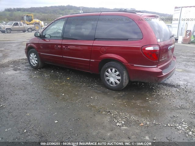 2C4GP54L55R141431 - 2005 CHRYSLER TOWN & COUNTRY TOURING RED photo 3