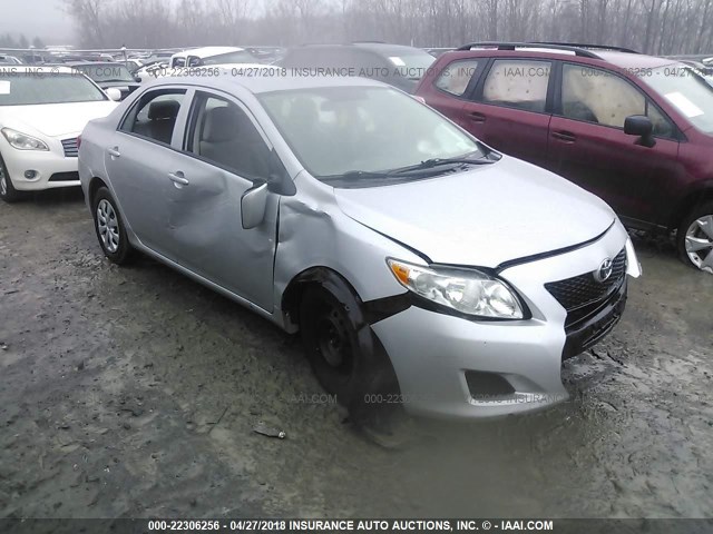 2T1BU4EE1AC249570 - 2010 TOYOTA COROLLA S/LE/XLE SILVER photo 1