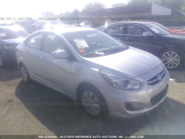 KMHCT4AE9HU193559 - 2017 HYUNDAI ACCENT SE SILVER photo 1