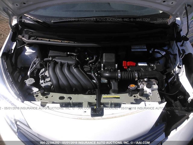 3N1CE2CP0GL382422 - 2016 NISSAN VERSA NOTE S/S PLUS/SV/SL/SR WHITE photo 10