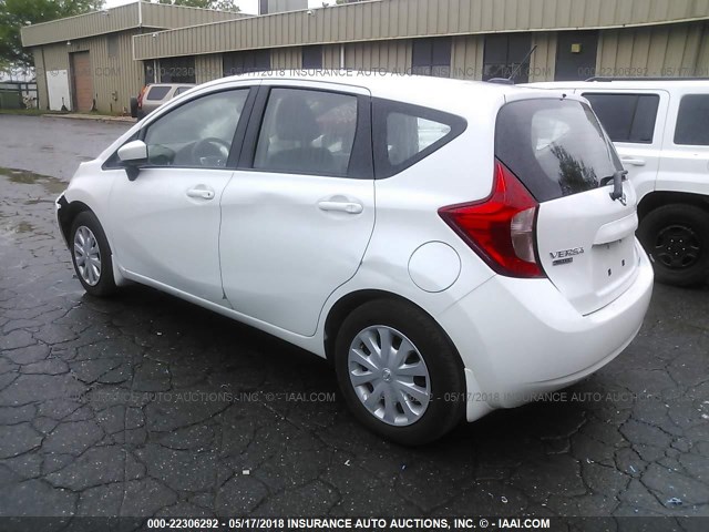 3N1CE2CP0GL382422 - 2016 NISSAN VERSA NOTE S/S PLUS/SV/SL/SR WHITE photo 3