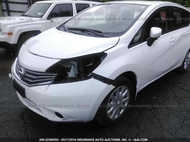 3N1CE2CP0GL382422 - 2016 NISSAN VERSA NOTE S/S PLUS/SV/SL/SR WHITE photo 6