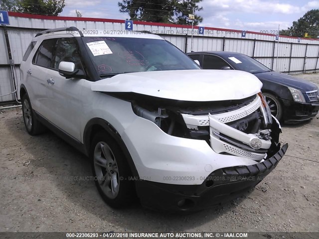 1FM5K7F86EGA67699 - 2014 FORD EXPLORER LIMITED თეთრი ფოტო 1