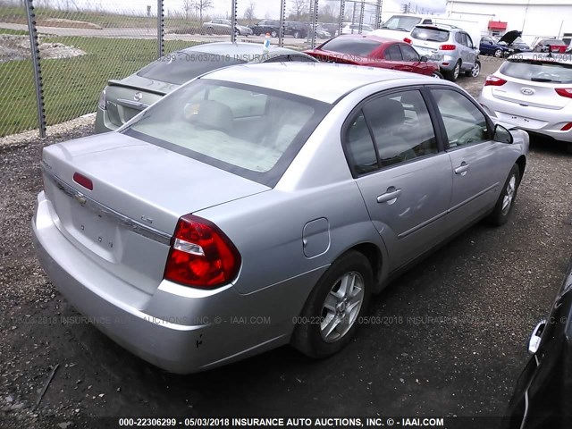 1G1ZS51F96F201007 - 2006 CHEVROLET MALIBU LS 银色 照片 4