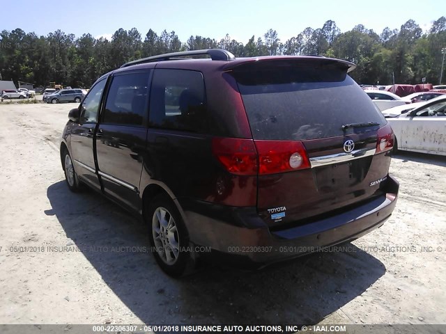 5TDZA22C26S450326 - 2006 TOYOTA SIENNA XLE/XLE LIMITED RED photo 3