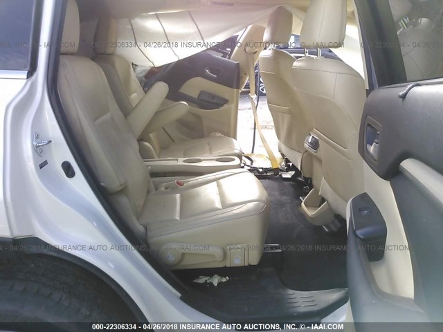 5TDKKRFH8ES007870 - 2014 TOYOTA HIGHLANDER XLE თეთრი ფოტო 8