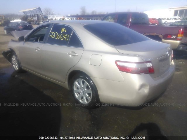 4T1BE46K29U275350 - 2009 TOYOTA CAMRY SE/LE/XLE GOLD photo 3