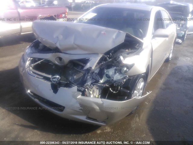 4T1BE46K29U275350 - 2009 TOYOTA CAMRY SE/LE/XLE GOLD photo 6