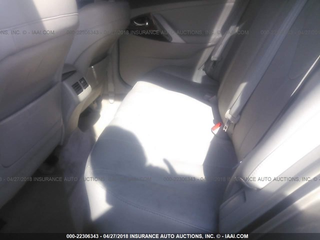 4T1BE46K29U275350 - 2009 TOYOTA CAMRY SE/LE/XLE GOLD photo 8