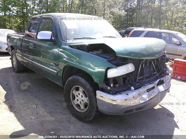 1GCEK19T2YE362803 - 2000 CHEVROLET SILVERADO K1500 GREEN photo 1