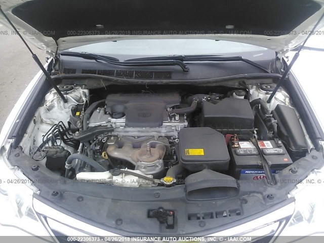 4T4BF1FK8CR264989 - 2012 TOYOTA CAMRY SE/LE/XLE 白色 照片 10