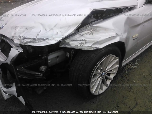 WBAPL335X9A404409 - 2009 BMW 335 XI SILVER photo 6