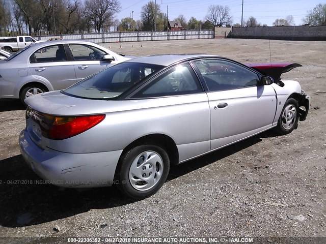 1G8ZN12811Z102951 - 2001 SATURN SC1 GRAY photo 4