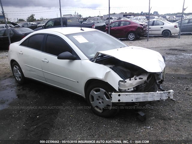 1G2ZF57B284160769 - 2008 PONTIAC G6 VALUE LEADER/BASE WHITE photo 1